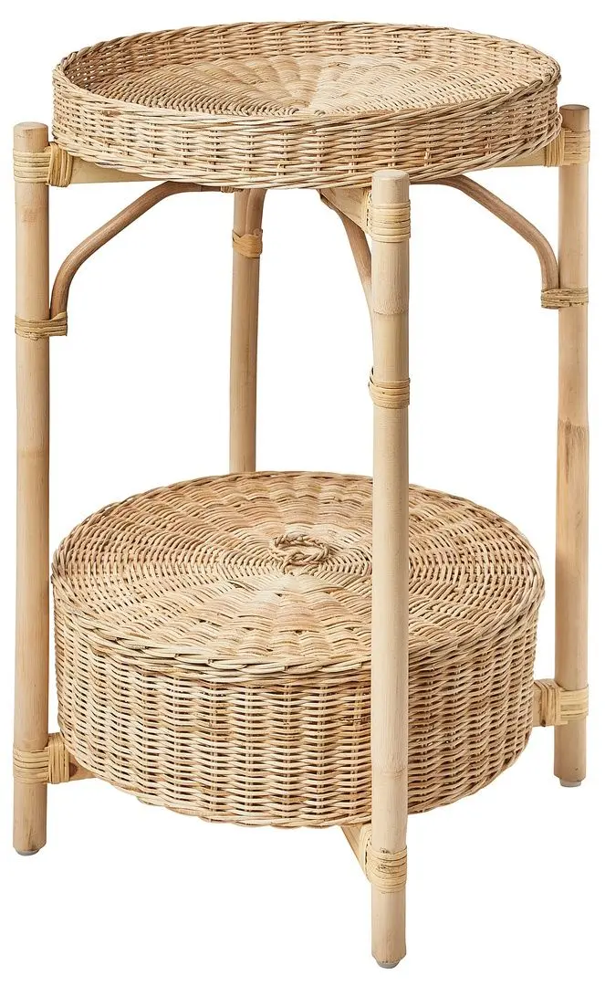 Masa pentru reviste Ikea Tolkning lucrat manual 52cm (Natural)