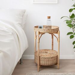 Masa pentru reviste Ikea Tolkning lucrat manual 52cm (Natural)
