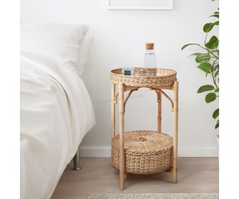 Masa pentru reviste Ikea Tolkning lucrat manual 52cm (Natural)