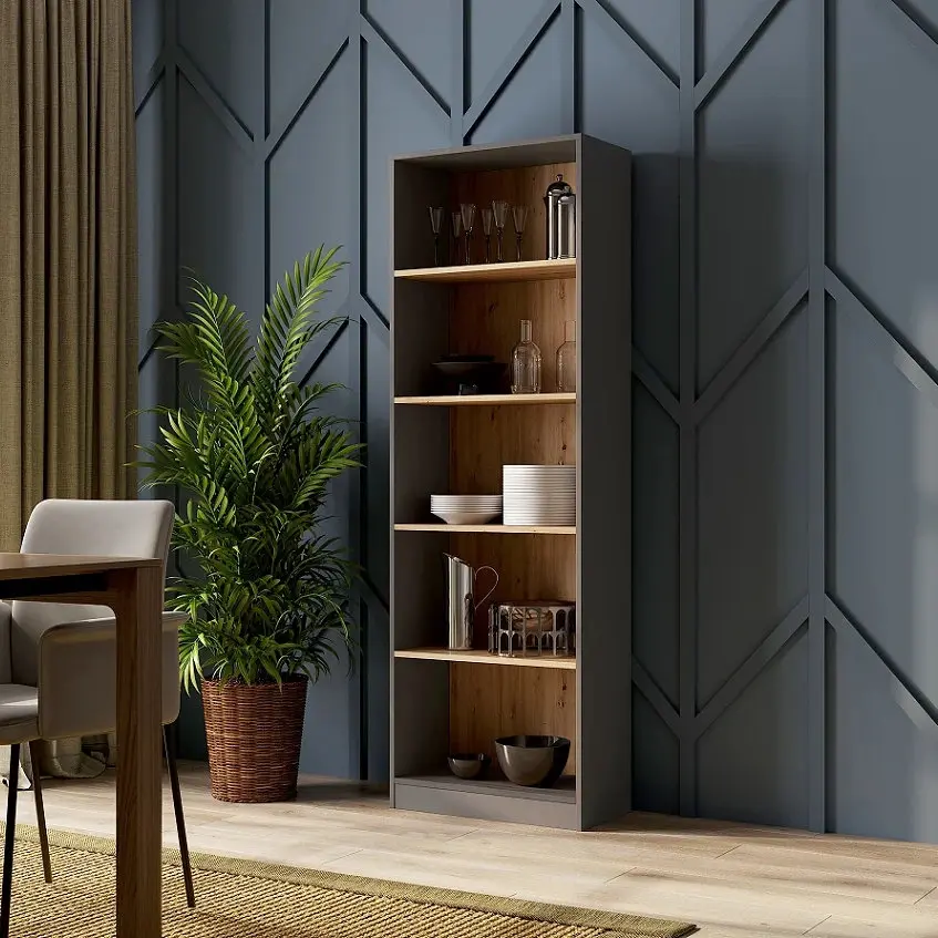 Etajera TopEshop R-60 (Anthracite/Artisan Oak) - 4