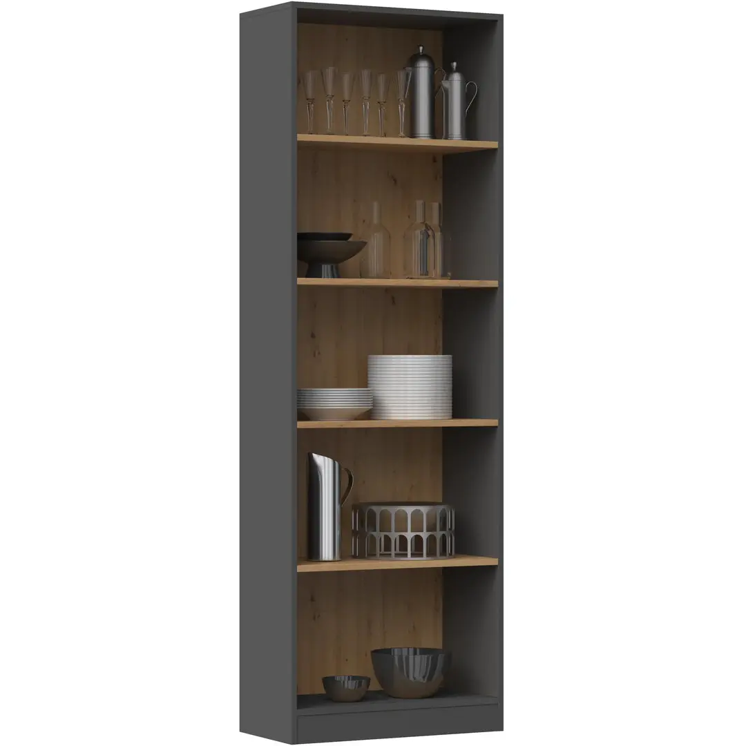 Etajera TopEshop R-60 (Anthracite/Artisan Oak) - 2