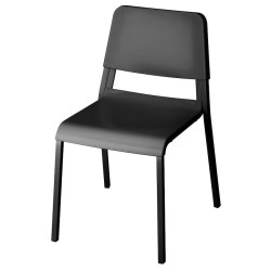 Scaun Ikea Teodores (Negru) Thumb