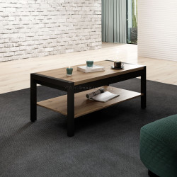 Masa pentru reviste Helvetia Aktiv №99 (Taurus Oak/Black Matt)