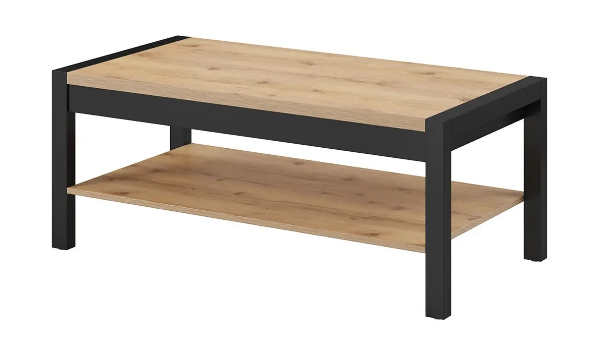 Masa pentru reviste Helvetia Aktiv №99 (Taurus Oak/Black Matt)