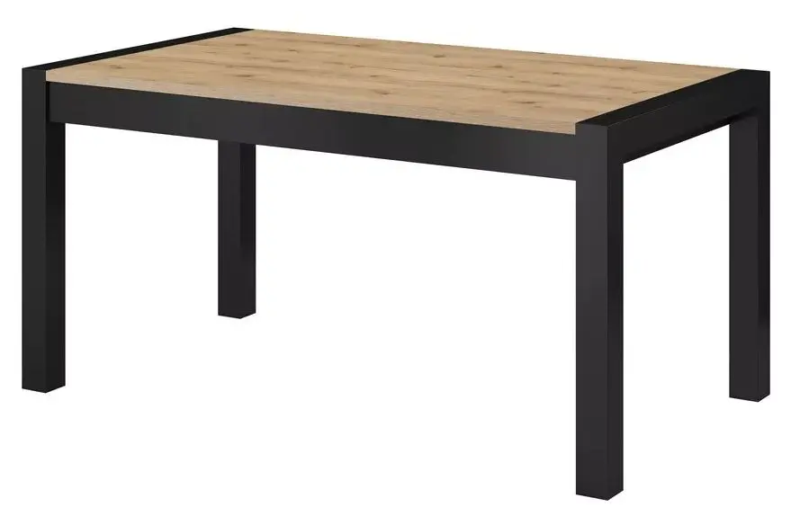 Masa extensibila Helvetia Aktiv 160cm (Taurus Oak/Black Matt)