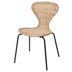 Стул Ikea Alvsta/Sefast (Ротанг/Черный) Thumb