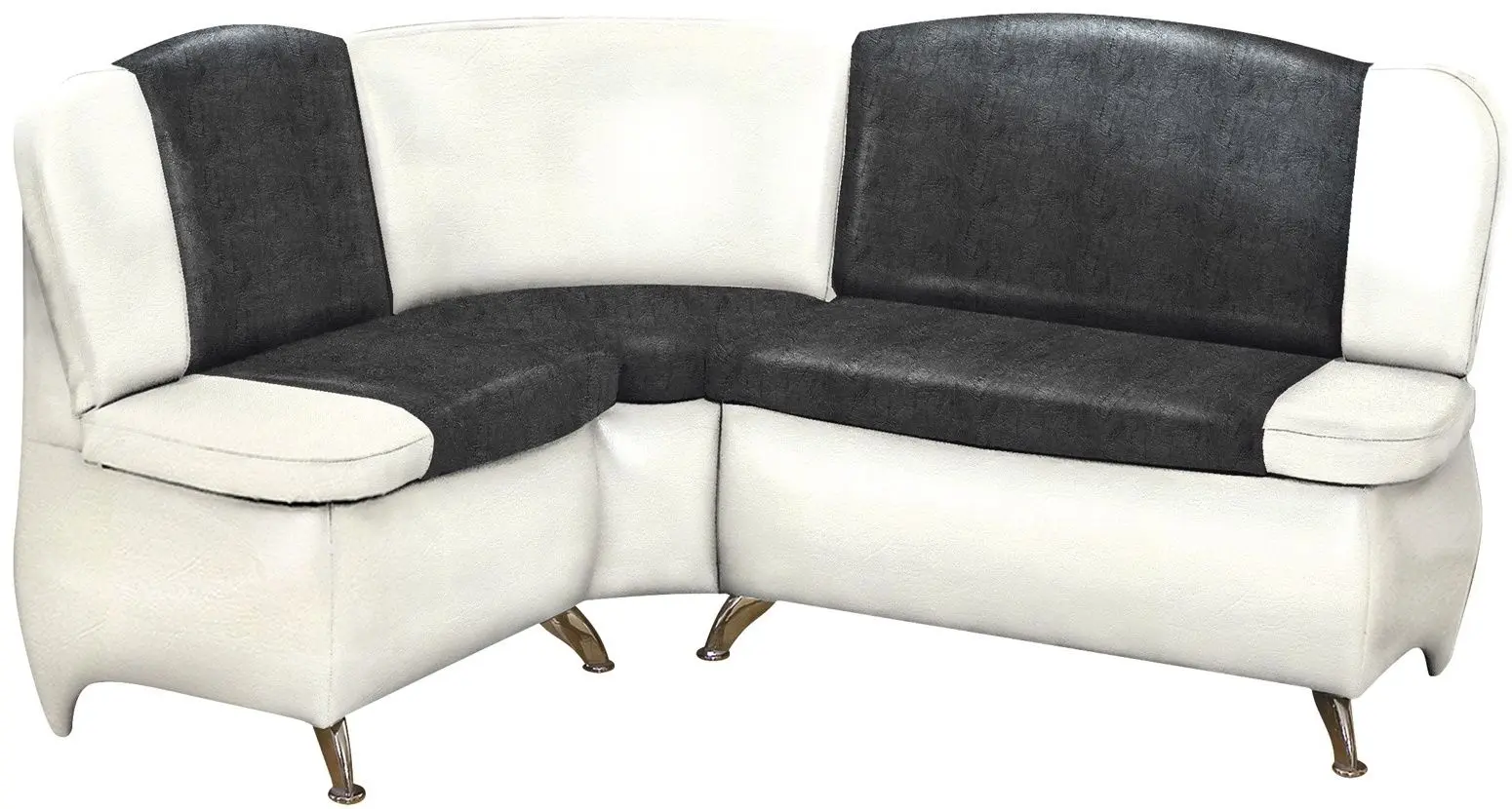 Coltar de bucatarie Modern Sofy 2300/2230 White/Black (colt 7)