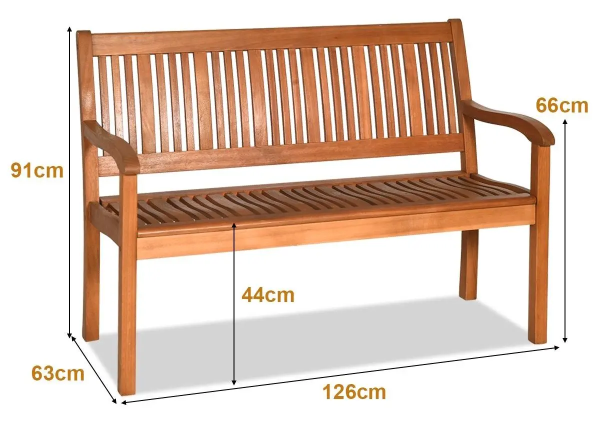 Скамейка Costway HW63888 (Wood) - 4