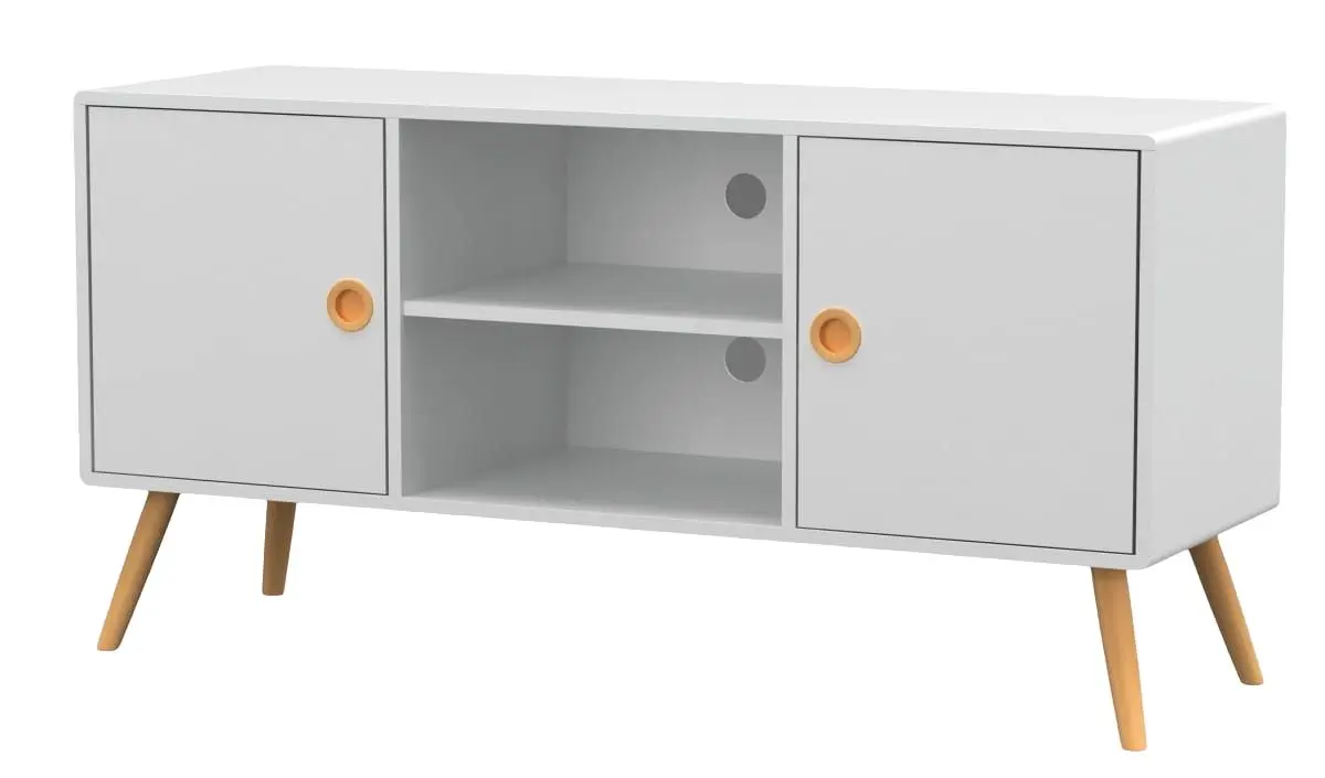 Тумба РТВ Halmar Malmo RTV1 (White/Beech) - 2