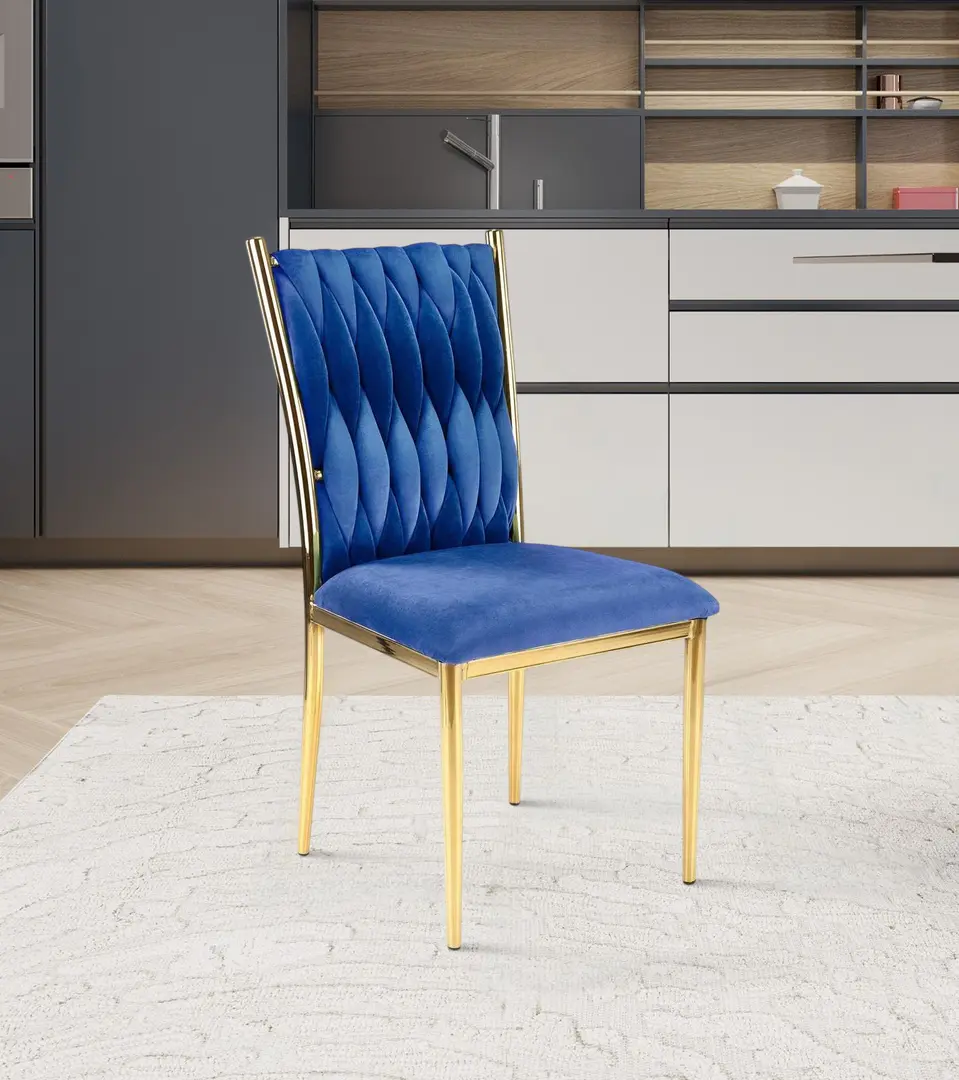 Стул Halmar K436 (Dark Blue/Gold)