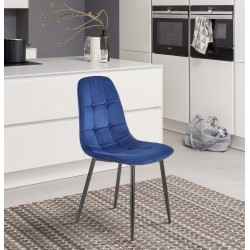 Стул Halmar K417 (Dark Blue/Black) Thumb