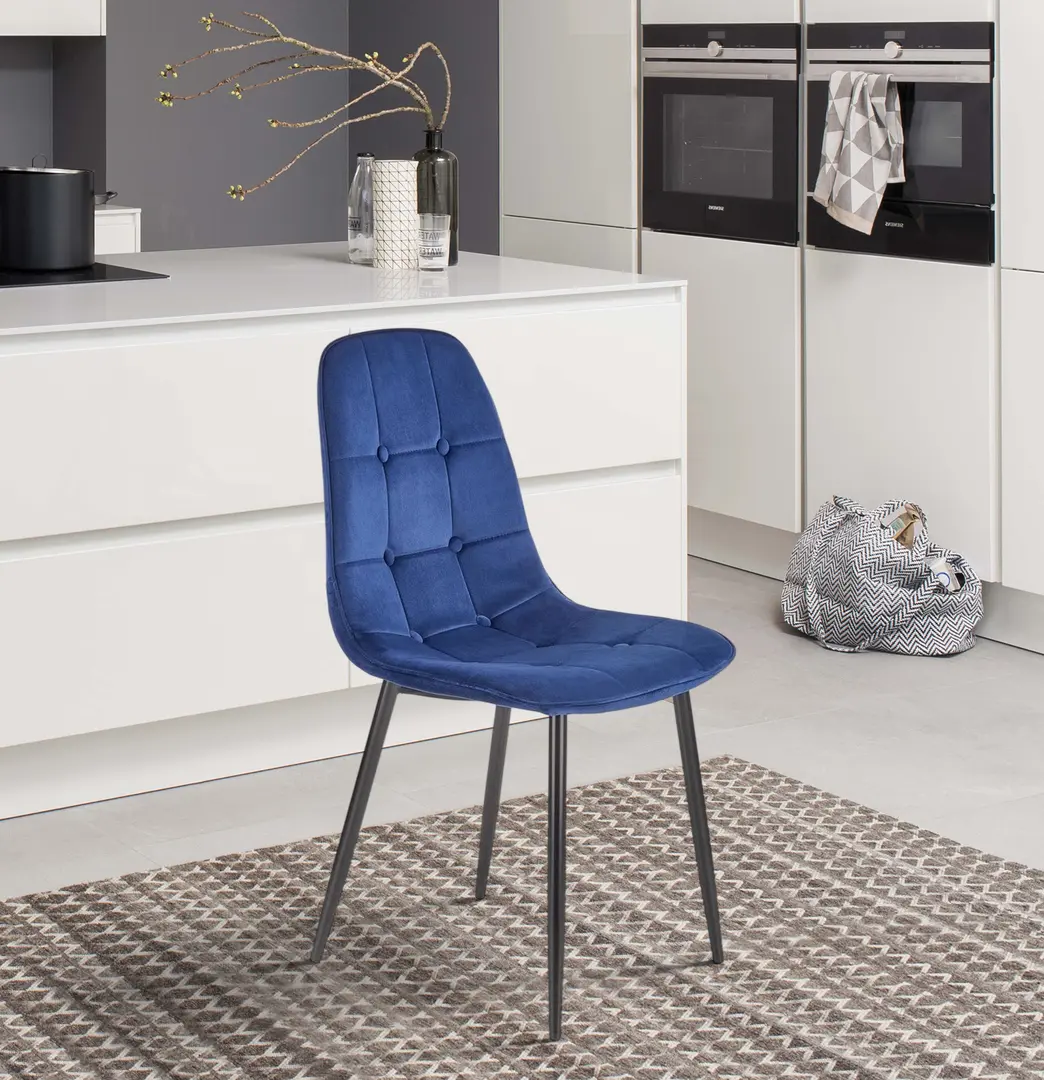 Стул Halmar K417 (Dark Blue/Black)