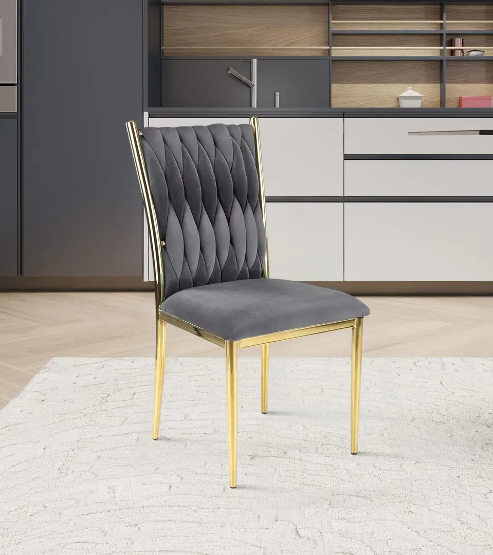 Стул Halmar K436 (Gray/Gold)