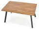 Masa extensibila Halmar Berlin 140/180cm (Walnut/Black)