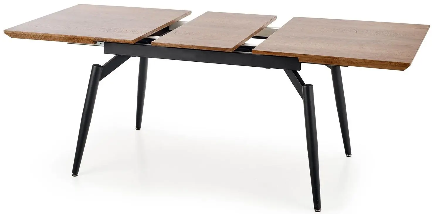 Masa extensibila Halmar Cambell 140/180x80cm (Natural Oak/Black)