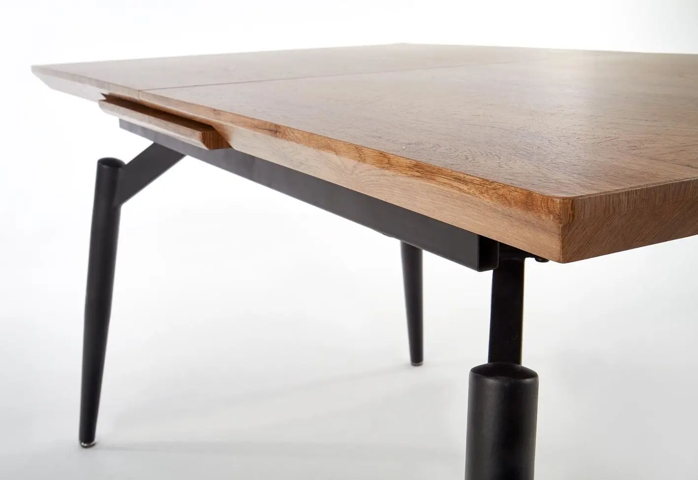 Masa extensibila Halmar Cambell 140/180x80cm (Natural Oak/Black)