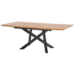 Masa extensibila Halmar Capital (Golden Oak/Black) Thumb