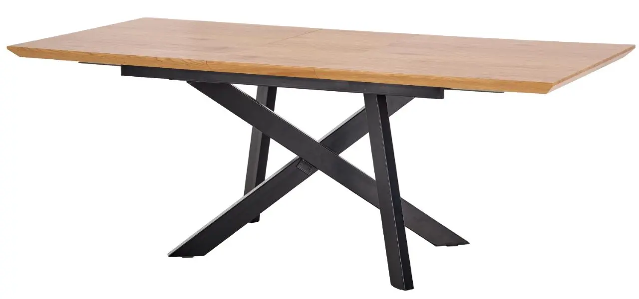 Masa extensibila Halmar Capital (Golden Oak/Black)