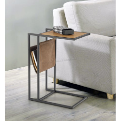 Masa pentru reviste Halmar Compact (Golden Oak/Black)