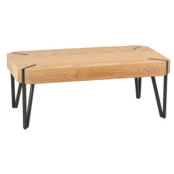 Masa pentru reviste Halmar Emily (Golden Oak/Black) Thumb