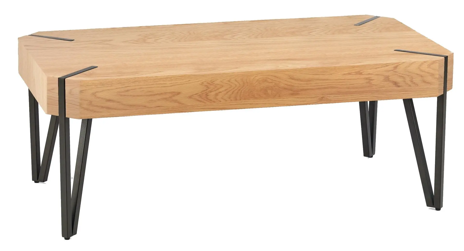 Masa pentru reviste Halmar Emily (Golden Oak/Black)