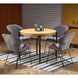 Masa extensibila Halmar Inferno 100-300cm (Natural Oak/Black)