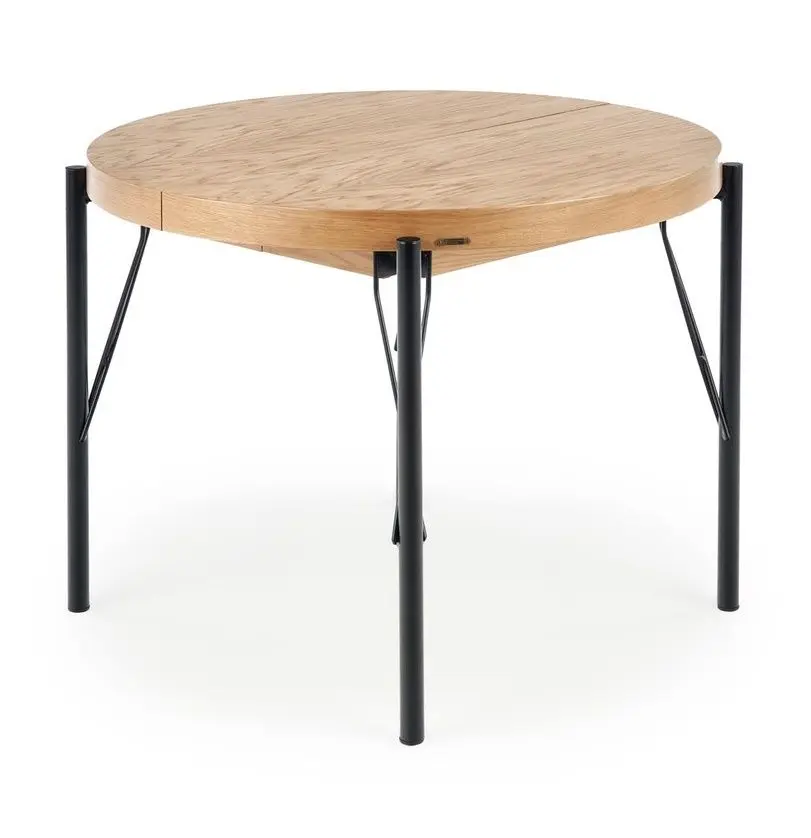 Стол раскладной Halmar Inferno 100-300cm (Natural Oak/Black)