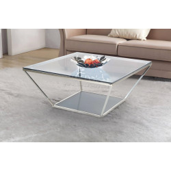 Masa pentru reviste Halmar Fabiola (Chrome/Smoked)