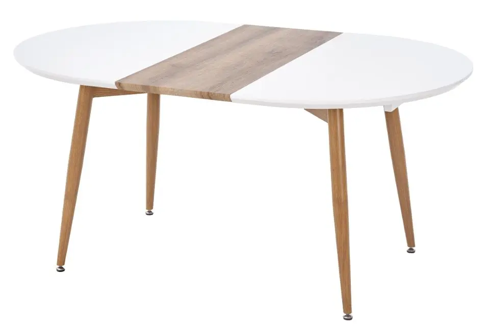 Masa extensibila Halmar Edward (Honey Oak/White)