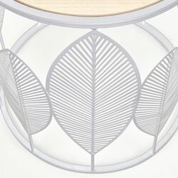 Set mese pentru reviste Halmar Folla (White/Natural) Thumb