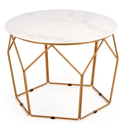 Masa pentru reviste Halmar Madison (White Marble/Golden) Thumb