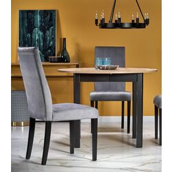 Стол раскладной Halmar Ringo 102/142x102cm (Artisan Oak/Black) Thumb