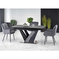 Masa extensibila Halmar Patrizio 160/200cm (Dark Gray/Black)