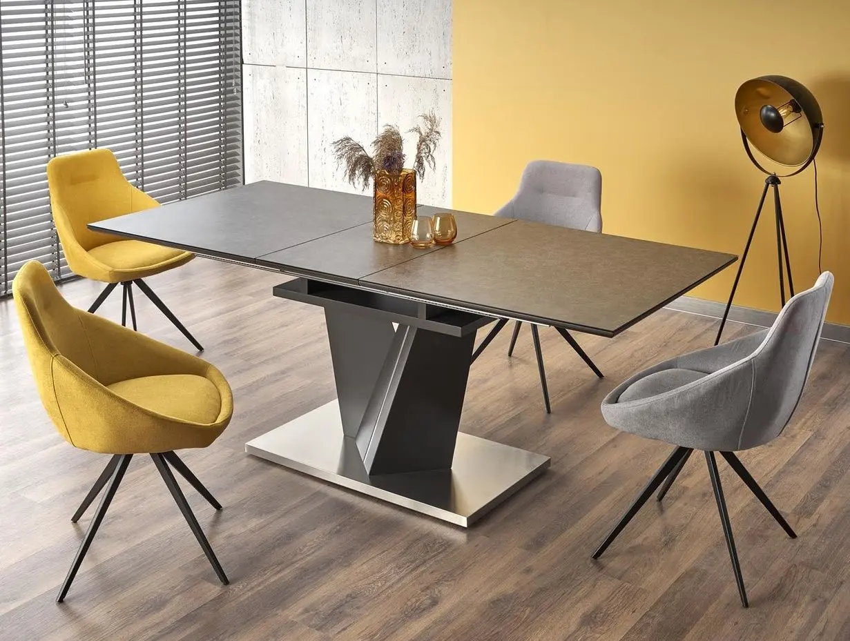 Masa extensibila Halmar Salvador 160/200cm (Dark Gray)