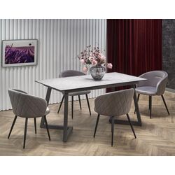 Masa extensibila Halmar Tiziano 160/210cm (Light Gray/Dark Gray)