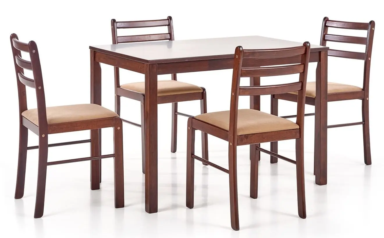 Set de sufragerie Halmar New Starter 1+4 (Wenge/Espresso) - 2