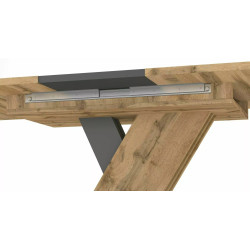 Masa plianta Signal Exel 140 (Artisan Oak/Antracite) Thumb