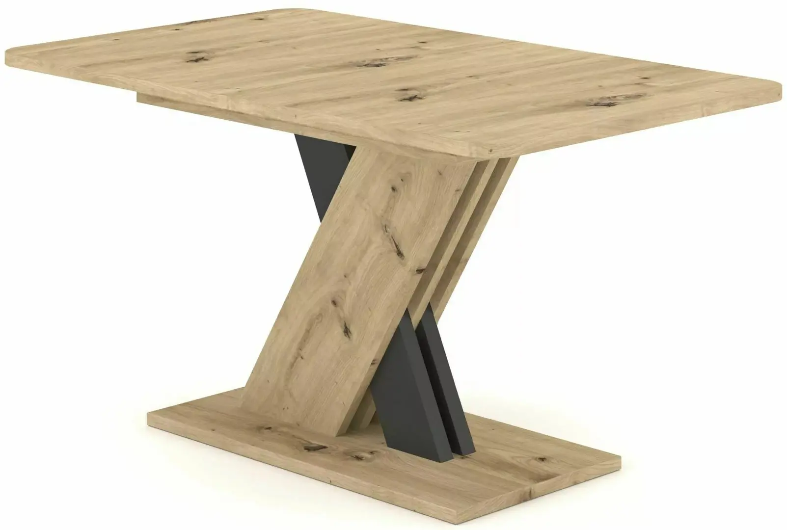 Masa plianta Signal Exel 140 (Artisan Oak/Antracite)