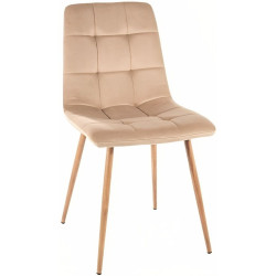 Scaun Signal Mila D Velvet (Beige/Oak) Thumb