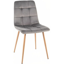 Scaun Signal Mila D Velvet (Gray/Oak) Thumb