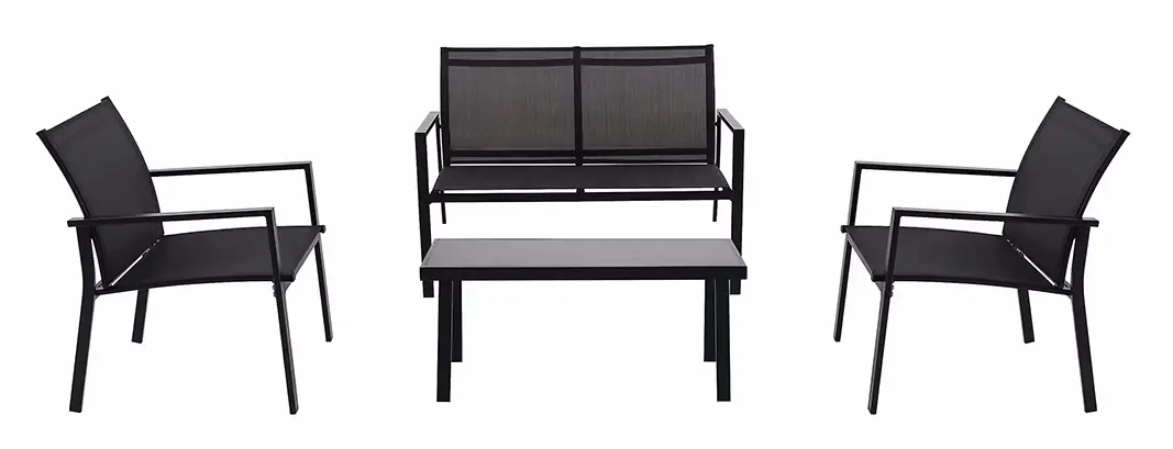 Комплект садовой мебели Clihome Bahama 4 (Black) - 2