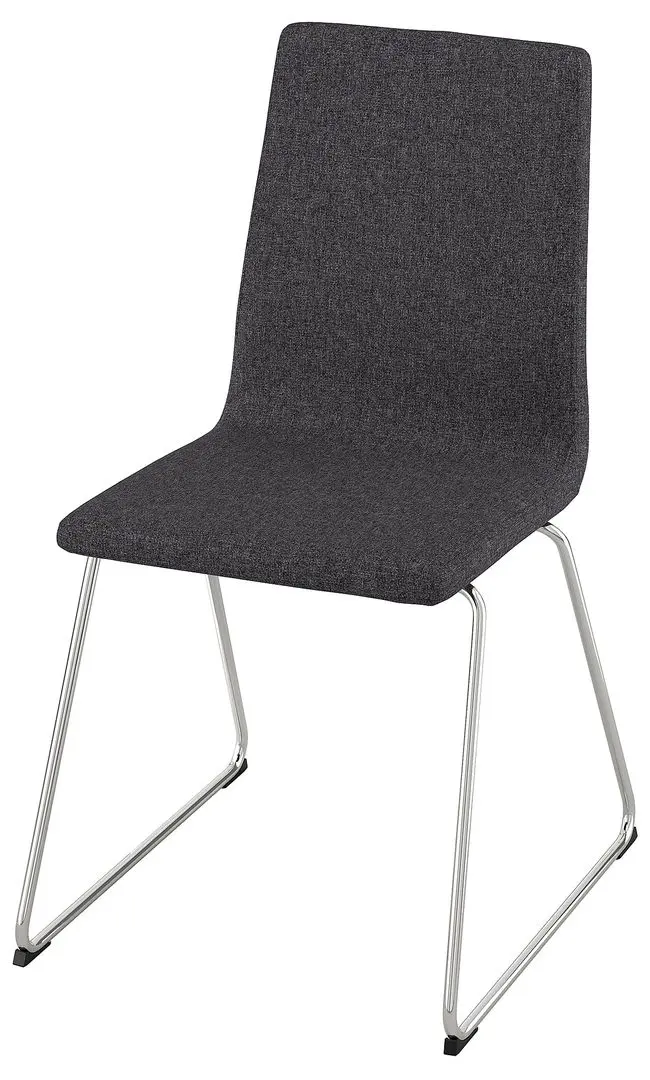 Scaun Ikea Lillanas (Cromat/Gunnared Gri Inchis) - 2