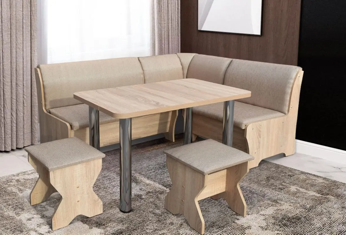 Кухонный уголок Marcel Prod Tunis (Sonoma Oak/Light Brown)