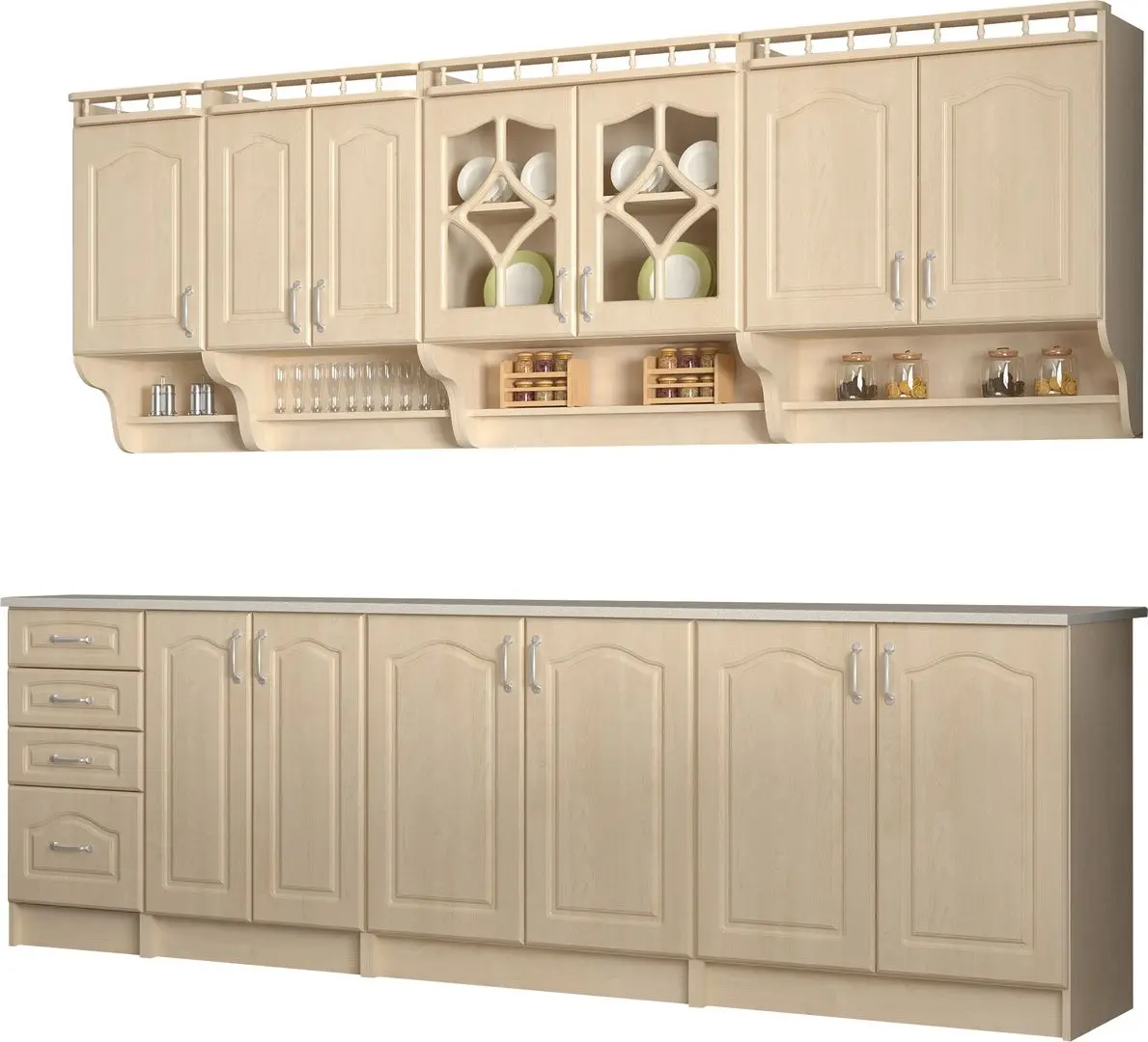 Bucatarie Marcel Prod Korona 2.6m (Birch)