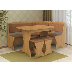 Кухонный уголок Marcel Prod Siria 2 табурета (Cherry)