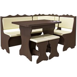 Кухонный уголок Marcel Prod Siria 2 табурета (Wenge) Thumb