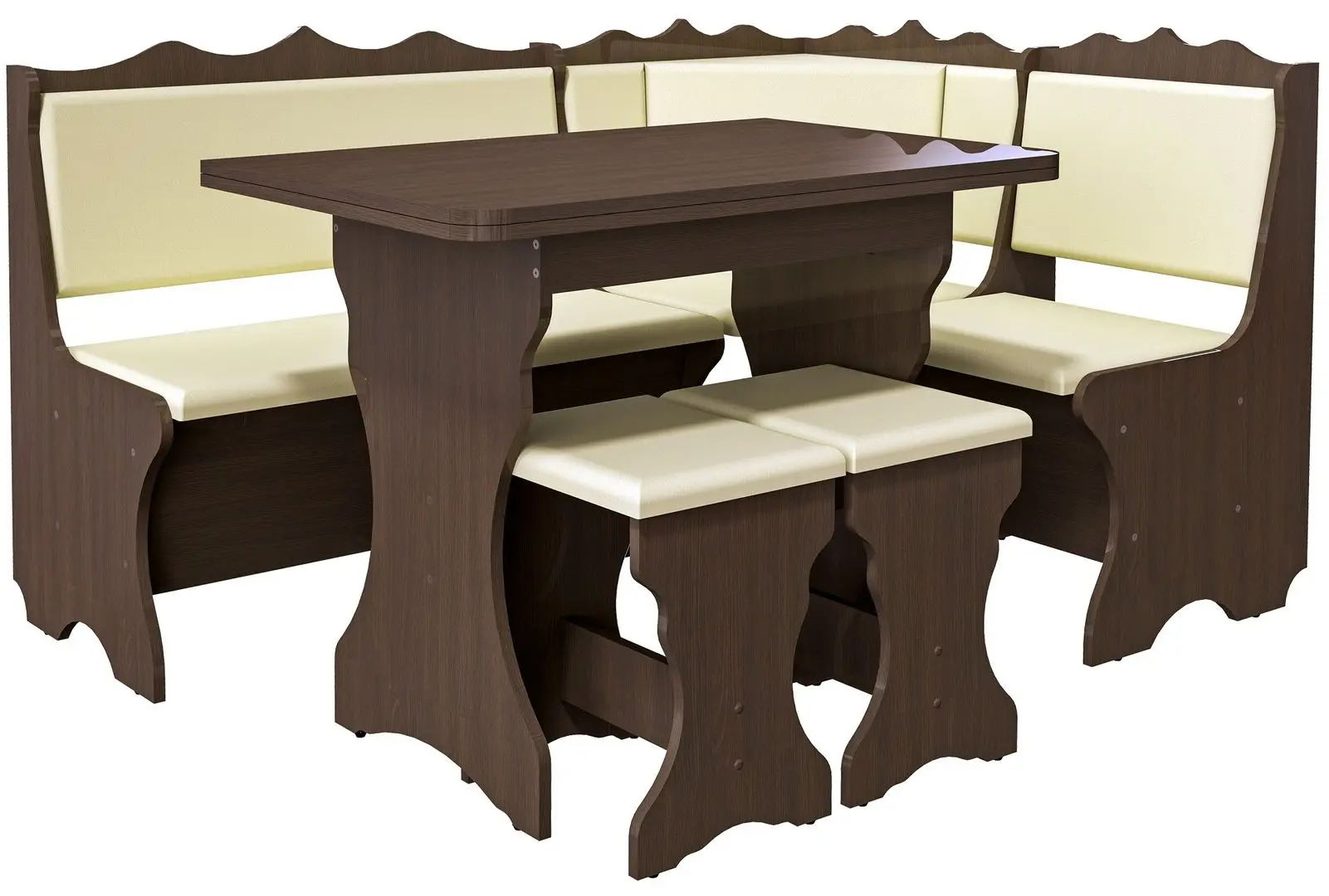 Кухонный уголок Marcel Prod Siria 2 табурета (Wenge)