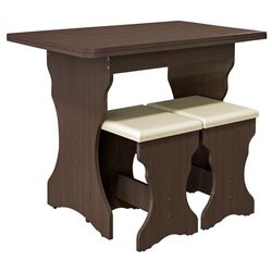 Кухонный уголок Marcel Prod Siria 2 табурета (Wenge) Thumb