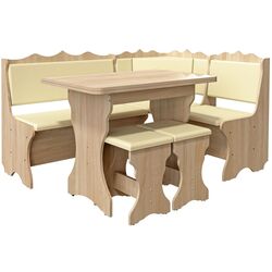 Кухонный уголок Marcel Prod Siria 2 табурета (Sonoma Oak) Thumb