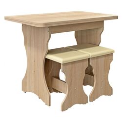 Кухонный уголок Marcel Prod Siria 2 табурета (Sonoma Oak) Thumb